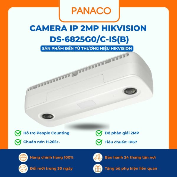 Camera IP 2MP HIKVISION DS-6825G0/C-IS(B)