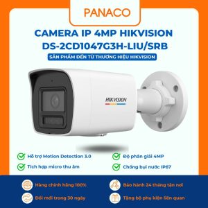 Camera IP 4MP HIKVISION DS-2CD1047G3H-LIU/SRB