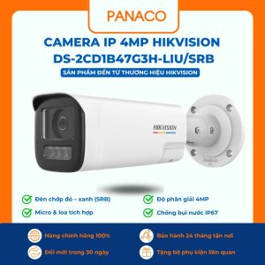Camera IP 4MP HIKVISION DS-2CD1B47G3H-LIU/SRB