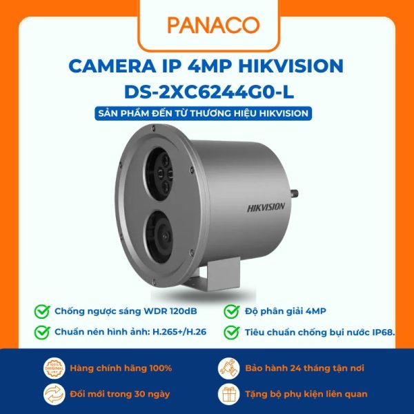 Camera IP 4MP HIKVISION DS-2XC6244G0-L