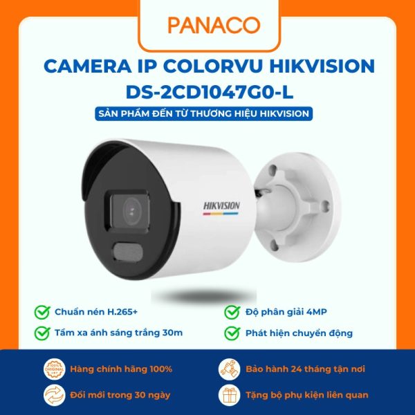 Camera IP Colorvu HIKVISION DS-2CD1047G0-L