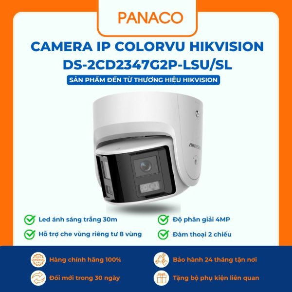 Camera IP Colorvu Hikvision DS-2CD2347G2P-LSU/SL