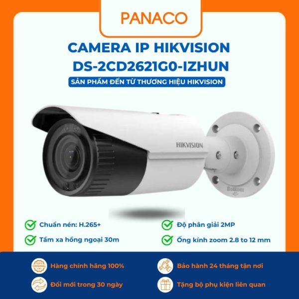 Camera IP Hikvision DS-2CD2621G0-IZHUN