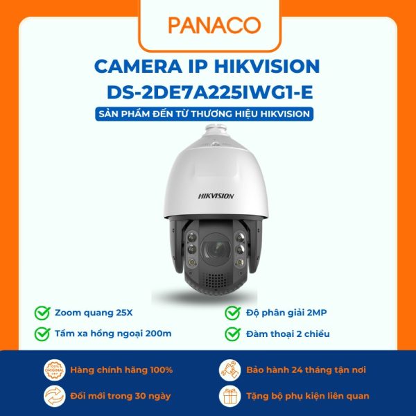 Camera IP Hikvision DS-2DE7A225IWG1-E