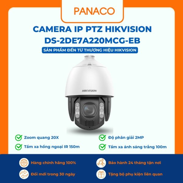 Camera IP PTZ Hikvision DS-2DE7A220MCG-EB