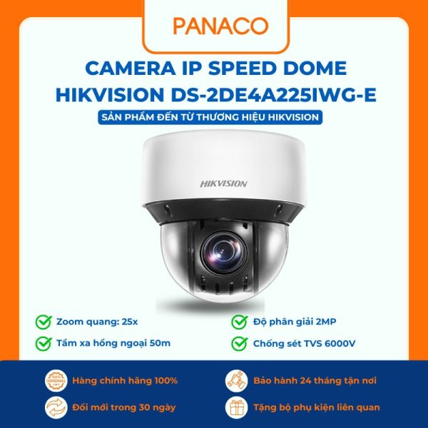 Camera IP Speed Dome Hikvision DS-2DE4A225IWG-E