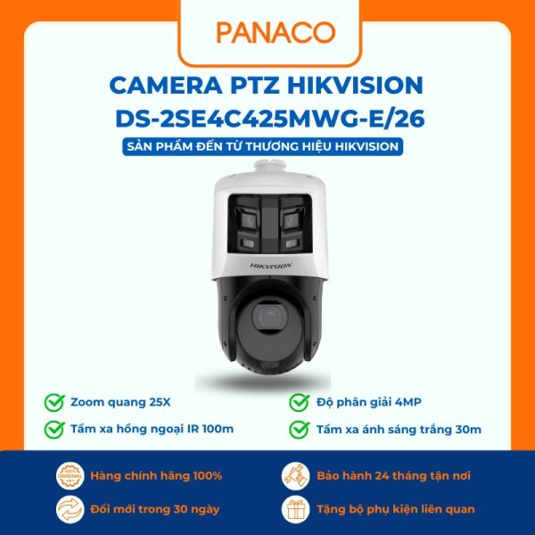 Camera PTZ Hikvision DS-2SE4C425MWG-E/26