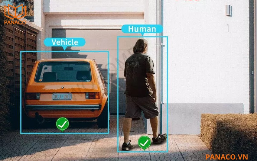 Camera chống trộm hỗ trợ phát hiện người và phương tiện thông minh