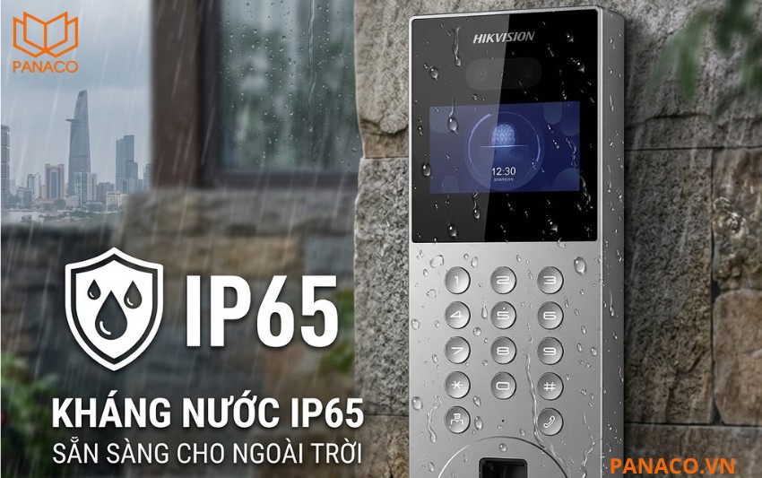 Chuẩn bảo vệ IP65 chống bụi và nước