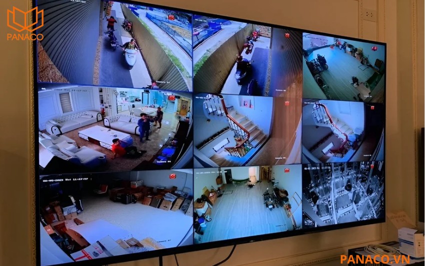 DS-6901UDI hiển thị đồng thời nhiều camera trên một màn hình