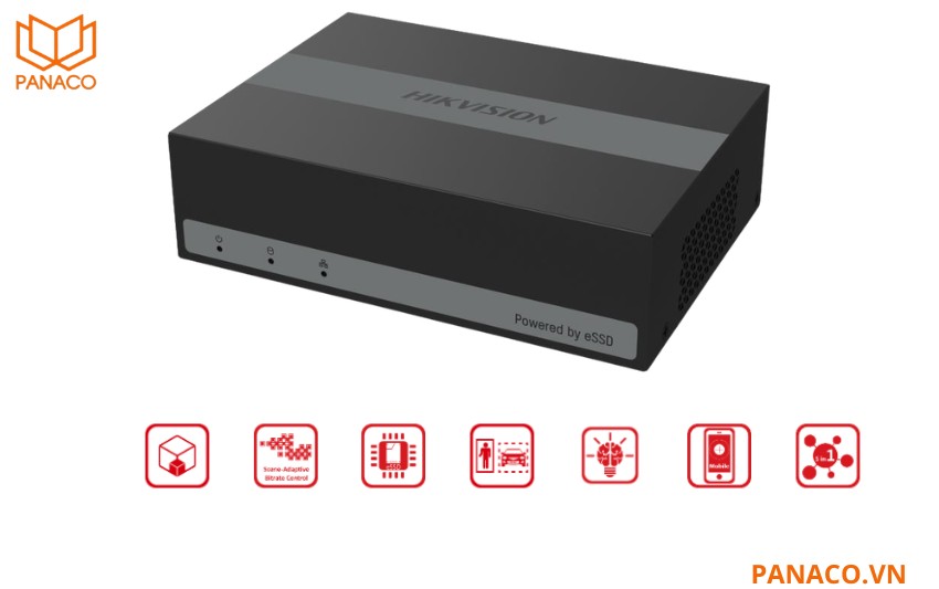 Đầu ghi hình Hybrid 4 kênh Hikvision iDS-E04HQHI-D