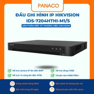 Đầu ghi hình IP Hikvision 4 kênh iDS-7204HTHI-M1/S