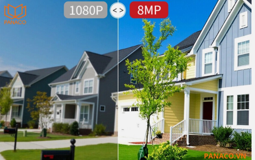 Hình ảnh 8MP siêu nét giúp quan sát rõ từng chi tiết