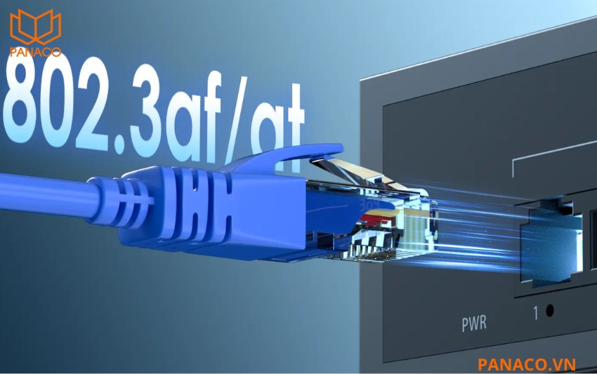 Hỗ trợ chuẩn PoE 802.3af_at