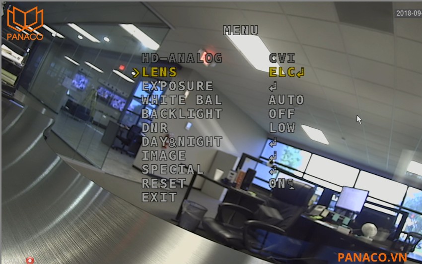 Hỗ trợ menu OSD giúp cấu hình camera thuận tiện hơn
