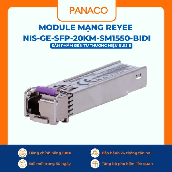 Module mạng Reyee NIS-GE-SFP-20KM-SM1550-BIDI