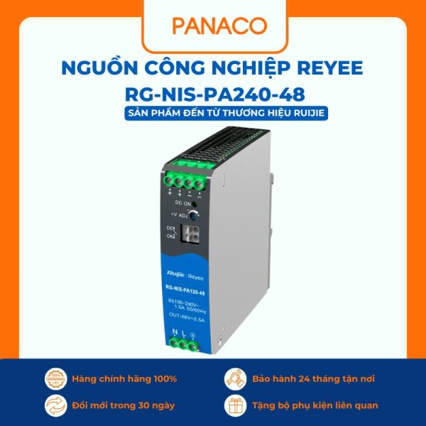 Nguồn công nghiệp Reyee RG-NIS-PA240-48