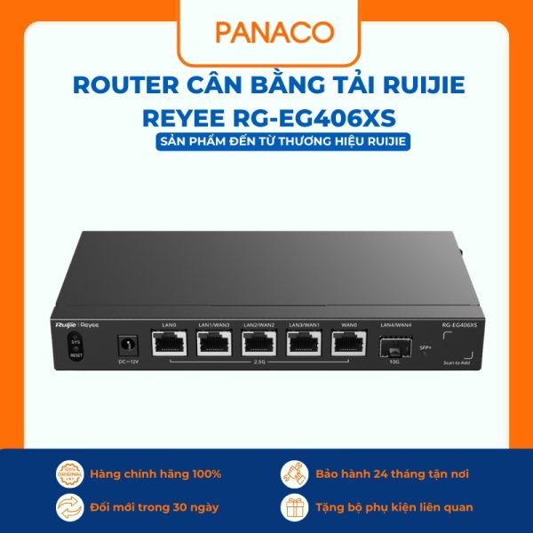Router Cân bằng tải Ruijie Reyee RG-EG406XS