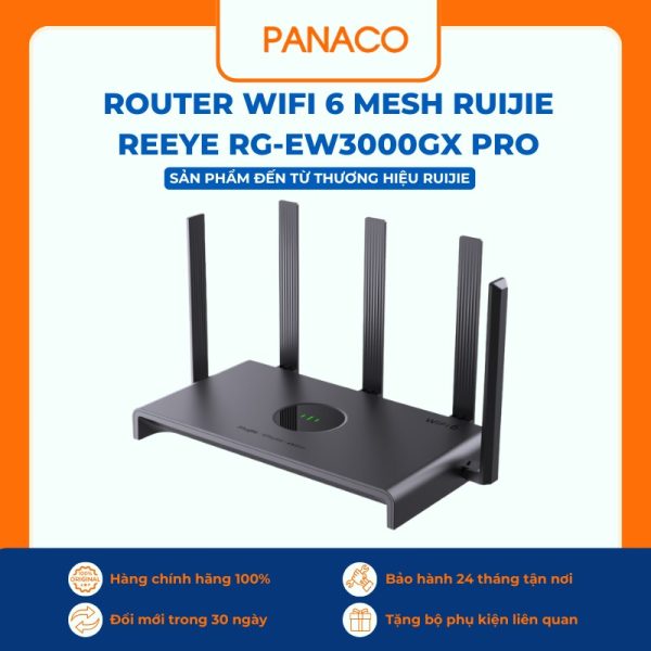 Router Wifi 6 Mesh Ruijie Reeye RG-EW3000GX PRO