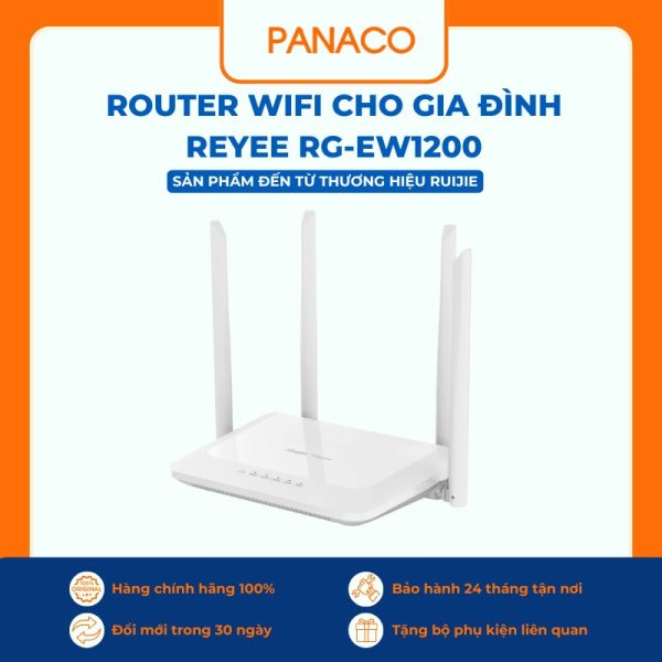 Router Wifi cho gia đình Reyee RG-EW1200