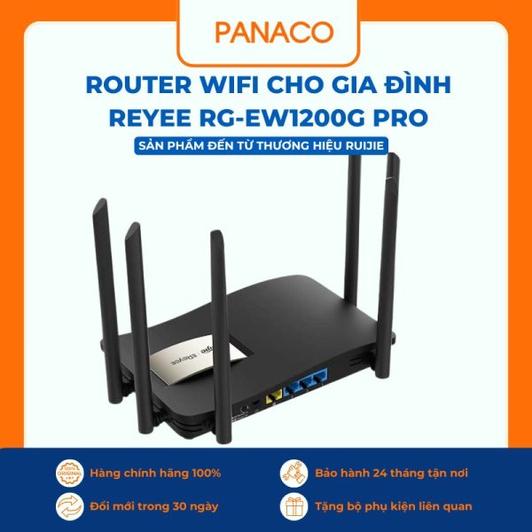 Router Wifi cho gia đình Reyee RG-EW1200G Pro
