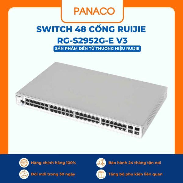 Switch 48 cổng Ruijie RG-S2952G-E V3
