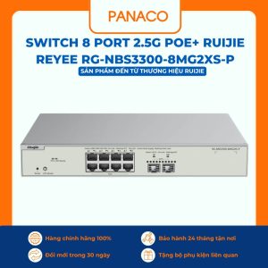 Switch 8 Port 2.5G PoE+ Ruijie Reyee RG-NBS3300-8MG2XS-P