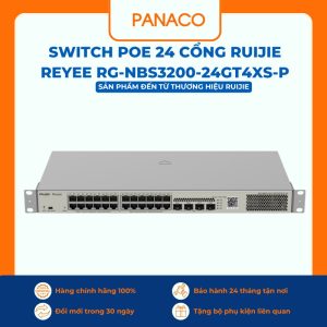 Switch POE 24 cổng Ruijie Reyee RG-NBS3200-24GT4XS-P