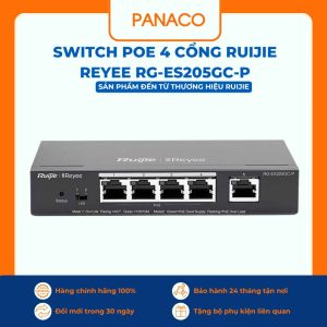 Switch POE 4 cổng Ruijie Reyee RG-ES205GC-P