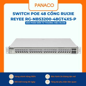 Switch POE 48 cổng Ruijie Reyee RG-NBS3200-48GT4XS-P