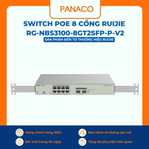 Switch PoE 8 cổng Ruijie RG-NBS3100-8GT2SFP-P-V2
