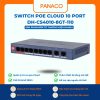 Switch PoE Cloud 10 port với 8 port PoE Gigabit DH-CS4010-8GT-110