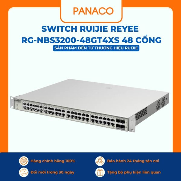 Switch Ruijie Reyee RG-NBS3200-48GT4XS 48 cổng