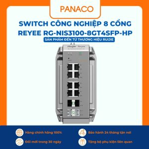 Switch công nghiệp 8 cổng Reyee RG-NIS3100-8GT4SFP-HP