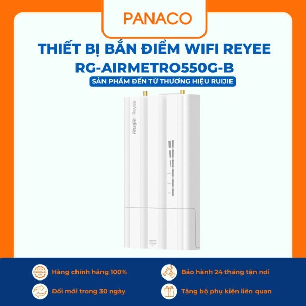 Thiết bị bắn điểm Wifi Reyee RG-AirMetro550G-B