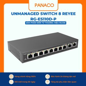 Unmanaged switch 8 Reyee RG-ES110D-P