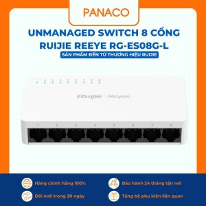 Unmanaged switch 8 cổng Ruijie Reeye RG-ES08G-L