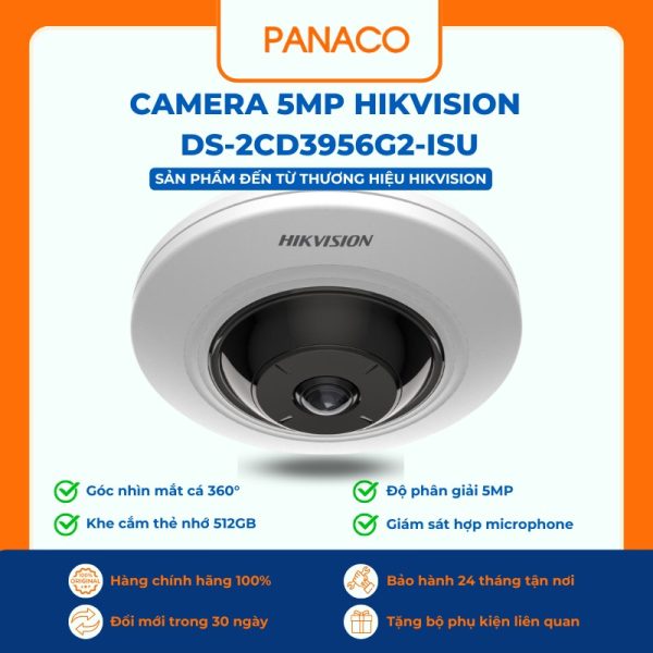 camera 5MP Hikvision DS-2CD3956G2-ISU
