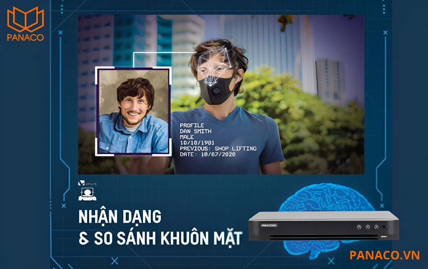 iDS-7208HUHI-M2_X hỗ trợ nhận diện khuôn mặt 4 kênh