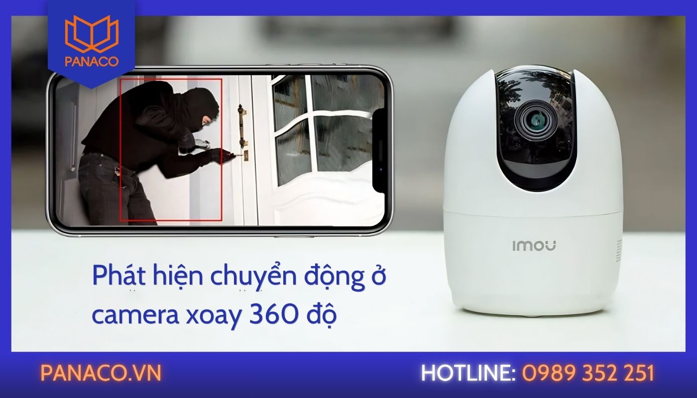 Camera xoay 360 tích hợp nhiều tính năng giám sát thông minh