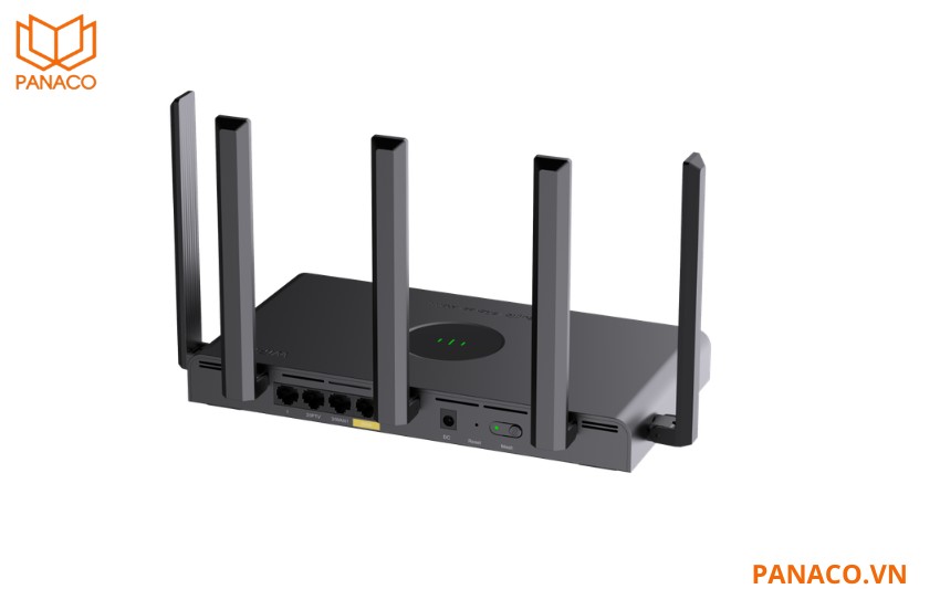 RG-EW3000GX PRO thiết kế 4 cổng chuẩn Gigabit