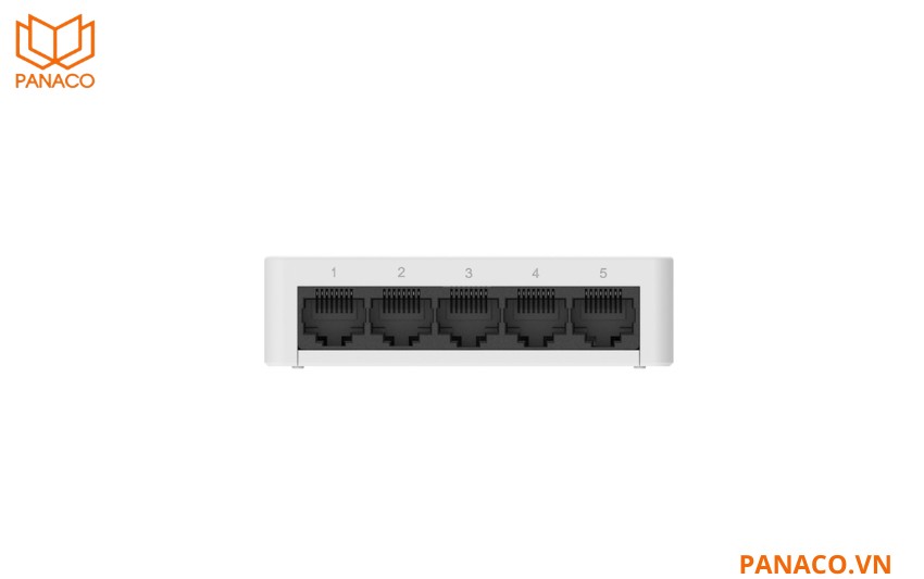 Ruijie Reyee RG-ES05G-L được trang bị 5 cổng mạng Gigabit 10/100/1000Mbps