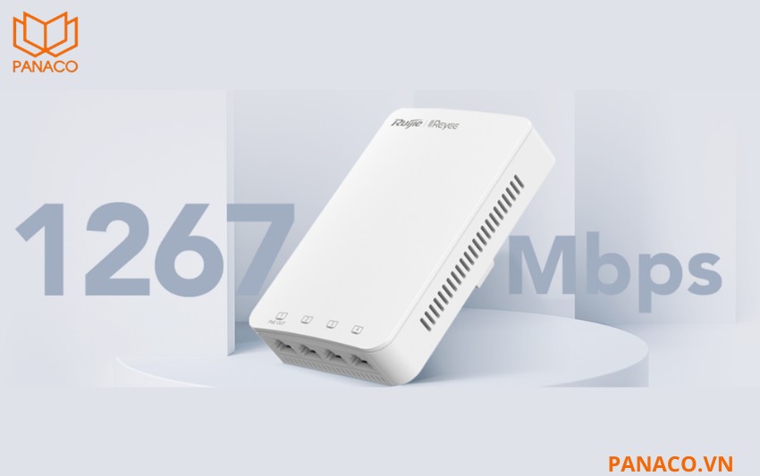 Access point WiFi 5 gắn tường Reyee RG-RAP1200(P)
