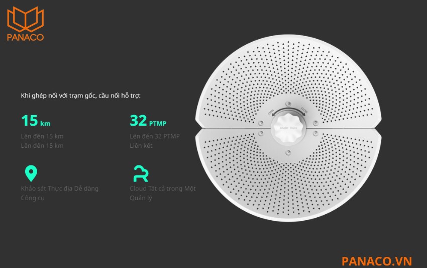 Bộ bắn điểm Wifi ngoài trời Ruijie Reeye RG-AirMetro460F