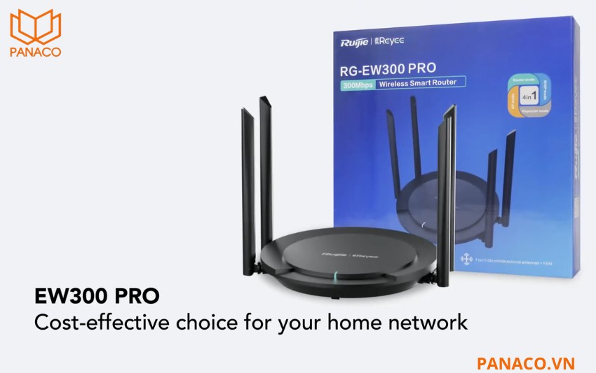 Bộ phát Smart Home WiFi Reyee RG-EW300 PRO
