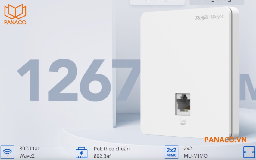 Bộ phát Wifi Ruijie RG-RAP1200(F)