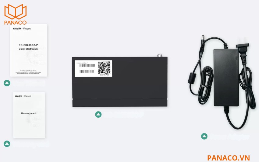 Box Layer 2 Switch 6 cổng Ruijie Reeye RG-ES206GS-P