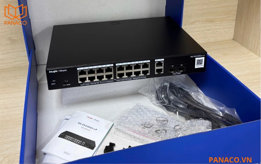 Box Switch 20 cổng Reyee RG-ES220GS-LP