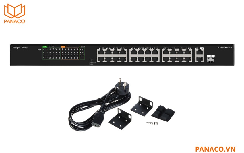 Box Switch Unmanaged 26 Port Ruijie Reyee RG-ES126FGS-P
