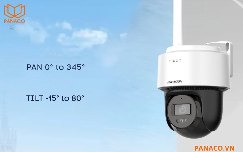 Camera trong bộ kit DS-J142I/NKS422W03H là camera quay quét